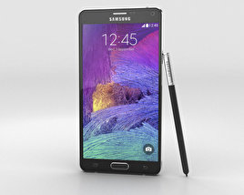 Samsung Galaxy Note 4 Charcoal Black 3D模型