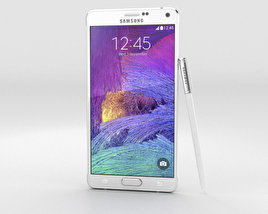 Samsung Galaxy Note 4 Frosted White 3D model