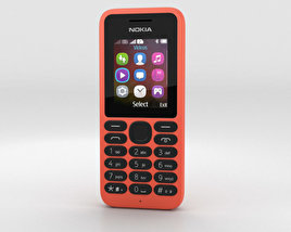 Nokia 130 Red 3D model