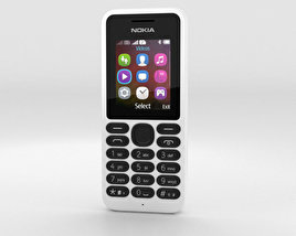 Nokia 130 White 3D model