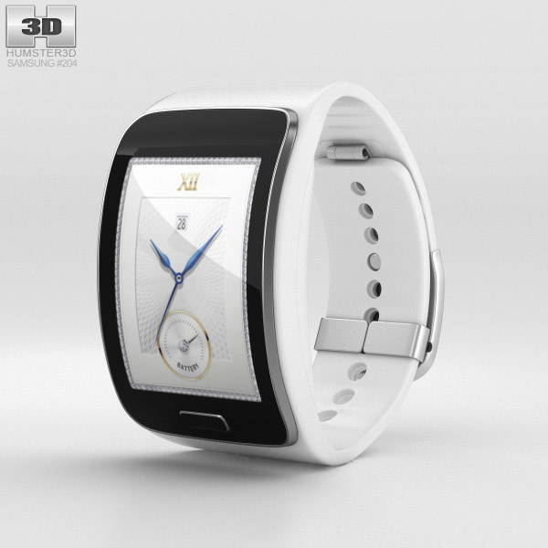Samsung Gear S White 3D 모델 