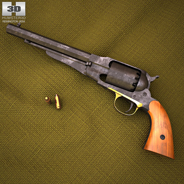 Remington Model 1858 3D 모델 