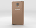 Samsung Galaxy Note 4 Bronze Gold Modelo 3d