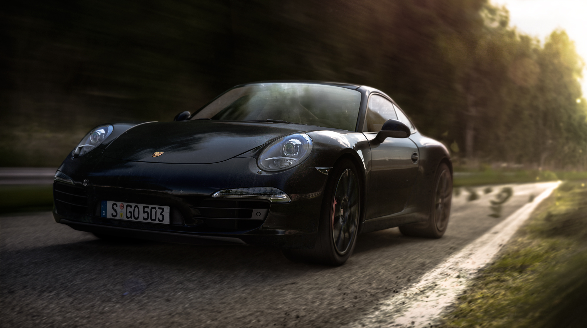 Porsche Carrera S - Black