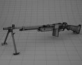 브라우닝 자동소총 3D 모델 