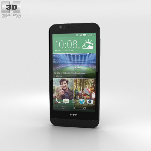 HTC Desire 510 Jet Nero Modello 3D