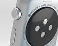 Apple Watch Sport 42mm Silver Aluminum Case Blue Sport Band 3D-Modell