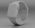 Apple Watch Sport 42mm Silver Aluminum Case Blue Sport Band 3Dモデル