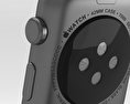 Apple Watch Sport 42mm Gray Aluminum Case Black Sport Band 3d model
