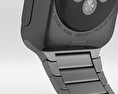 Apple Watch 38mm Black Stainless Steel Case Link Bracelet 3D-Modell