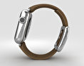 Apple Watch 38mm Stainless Steel Case Brown Modern Buckle 3Dモデル