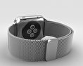 Apple Watch 38mm Stainless Steel Case Milanese Loop 3d model