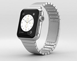 Apple Watch 38mm Stainless Steel Case Link Bracelet 3Dモデル