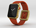 Apple Watch Edition 38mm Yellow Gold Case Red Modern Buckle Modelo 3D