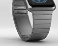 Apple Watch 42mm Black Stainless Steel Case Link Bracelet 3d model