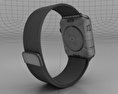 Apple Watch 42mm Stainless Steel Case Milanese Loop 3d model