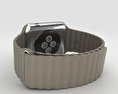 Apple Watch 42mm Stainless Steel Case Stone Leather Loop 3D 모델 