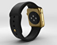 Apple Watch Edition 42mm Yellow Gold Case Black Sport Band 3D模型