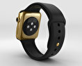 Apple Watch Edition 42mm Yellow Gold Case Black Sport Band 3D модель