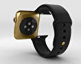 Apple Watch Edition 42mm Yellow Gold Case Black Sport Band 3D模型