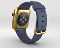Apple Watch Edition 42mm Yellow Gold Case Blue Classic Buckle Modello 3D