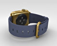 Apple Watch Edition 42mm Yellow Gold Case Blue Classic Buckle Modelo 3D