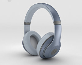Beats by Dr. Dre Studio Over-Ear Headphones Metallic Sky 3D model