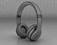 Beats by Dr. Dre Solo2 On-Ear 耳机 白色的 3D模型