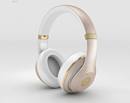 Beats by Dr. Dre Studio Over-Ear Headphones Champagne 3D model