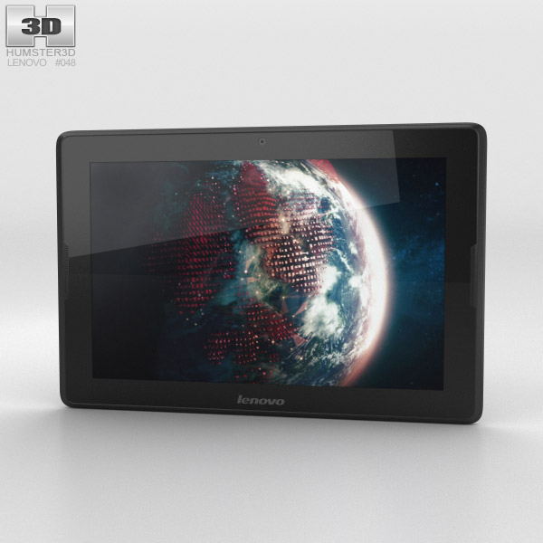 Lenovo A10 Black 3D 모델 