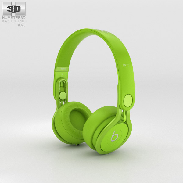 Beats Mixr High-Performance Professional Green Modello 3D