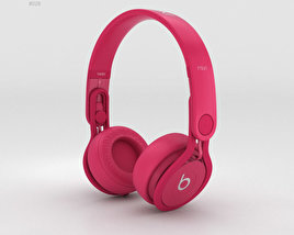 Beats Mixr High-Performance Professional Pink Modelo 3d