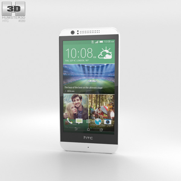 HTC Desire 510 Vanilla White 3D模型