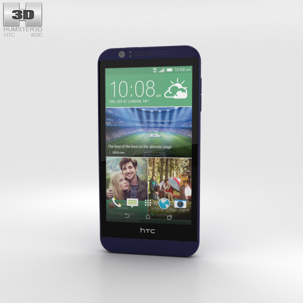 HTC Desire 510 Deep Navy Blue 3D 모델 