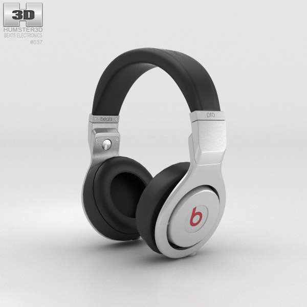 Beats Pro Over-Ear Headphones Infinite Black 3D model