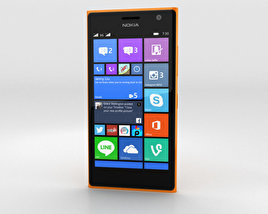 Nokia Lumia 730 Orange 3D model