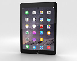 Apple iPad Air 2 Cellular Space Grey 3D model