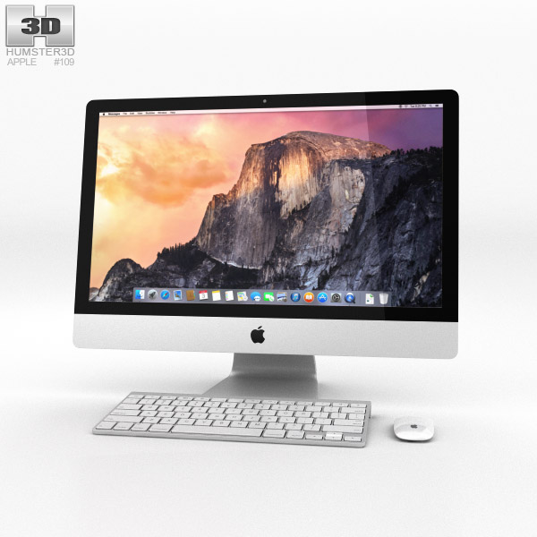 Apple iMac 27-inch 2014 3D model