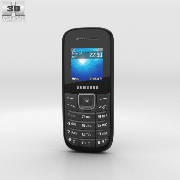 Samsung E1205 Black 3d model