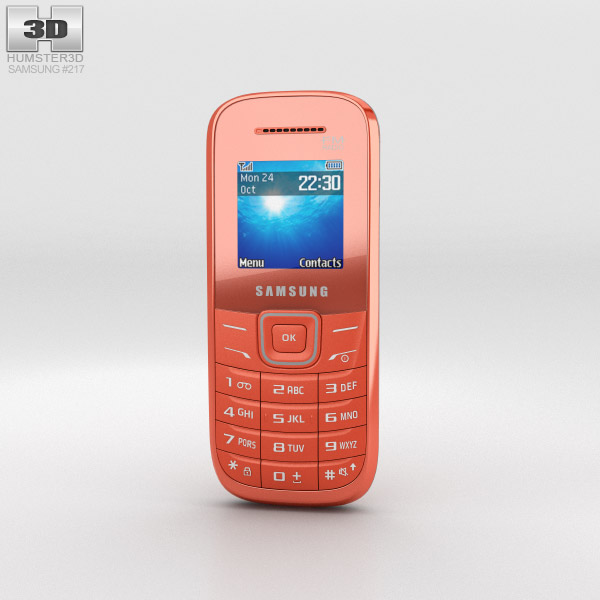 Samsung E1205 Orange 3D модель