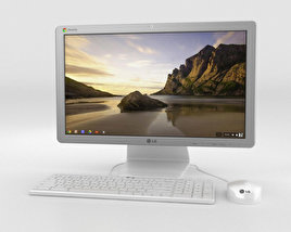 LG Chromebase White 3D 모델 