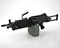 M249 light machine gun 3d model
