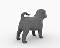 Shar Pei Puppy Low Poly 3D模型
