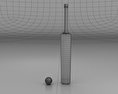 Крикетна бита та м'яч 3D модель