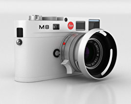 Leica M8 Blanco Modelo 3D