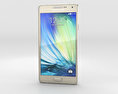 Samsung Galaxy A3 Champagne Gold 3Dモデル