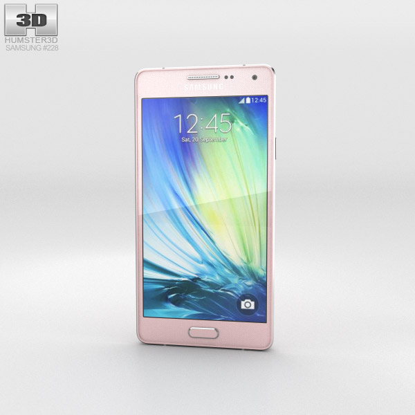 Samsung Galaxy A3 Soft Pink 3D model