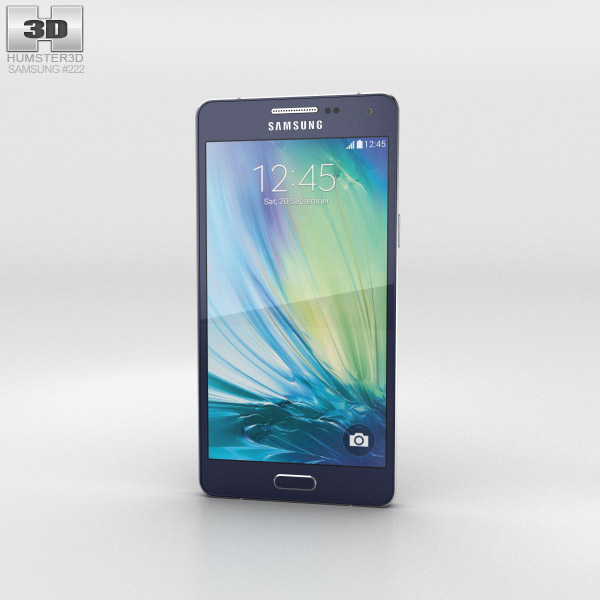 Samsung Galaxy A5 Midnight Black 3D 모델 