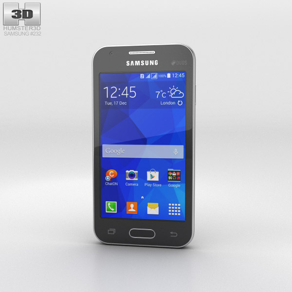 Samsung Galaxy V Noir Modèle 3D