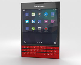 BlackBerry Passport Red Modello 3D